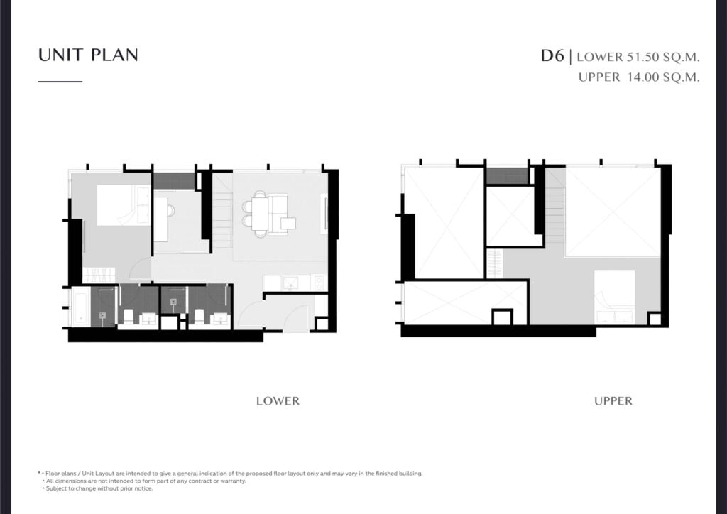 Park Origin Thonglor 2 Bedrooms Duplex D6