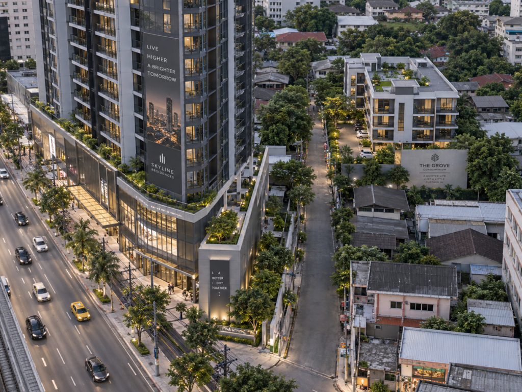 คอนโด Low Rise กับ High Rise ต่างกันยังไง